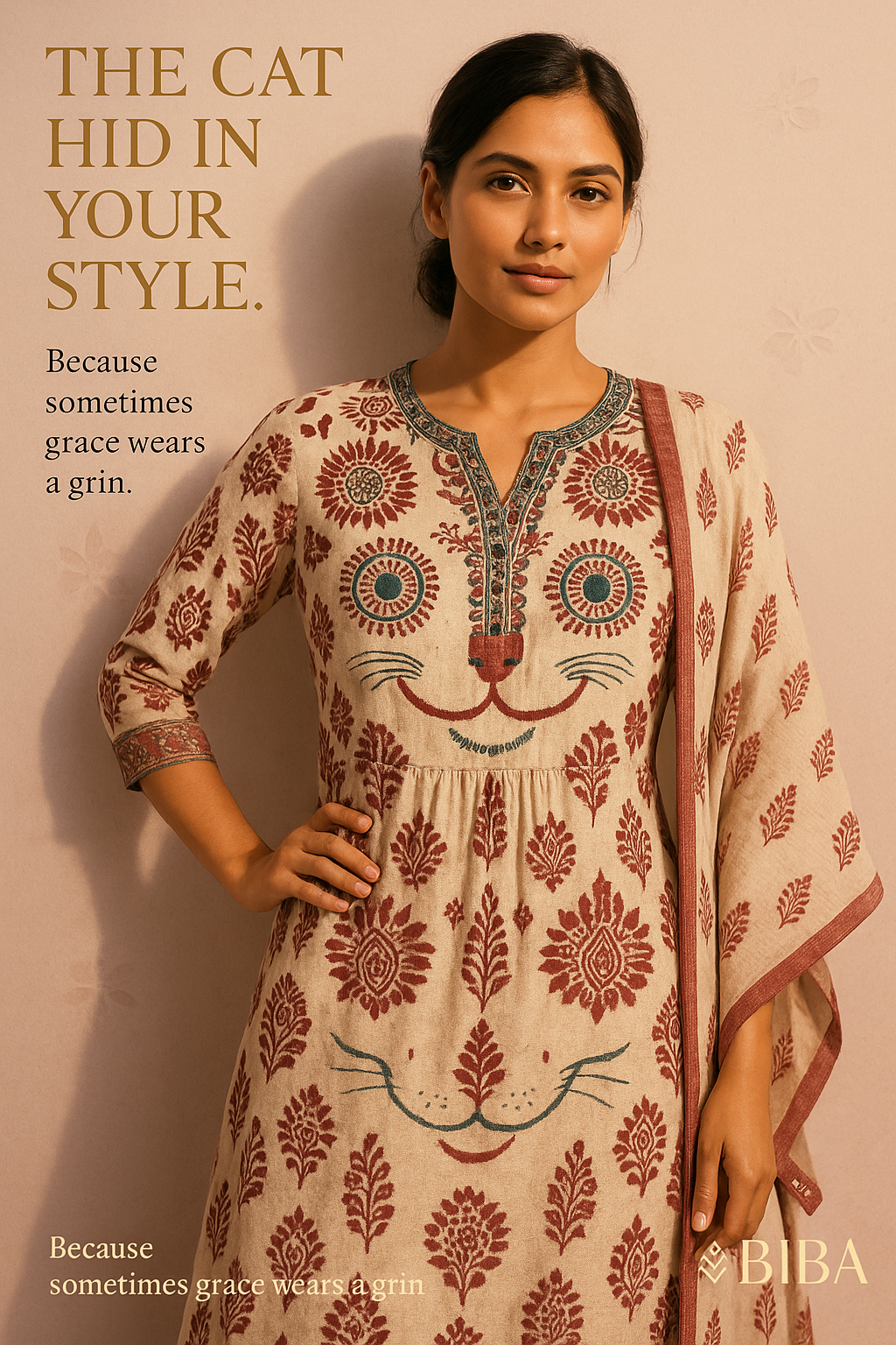 BIBA Perspective campaign concept - BIBA featuring visual illusion techniques